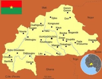 carte du Burkina